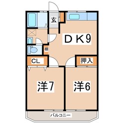 郡山駅 バス19分  成山公園前下車：停歩4分 2階の物件間取画像